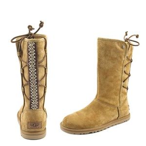 {UGG Australia} Lo Pro Lace Up Mid Calf Boot